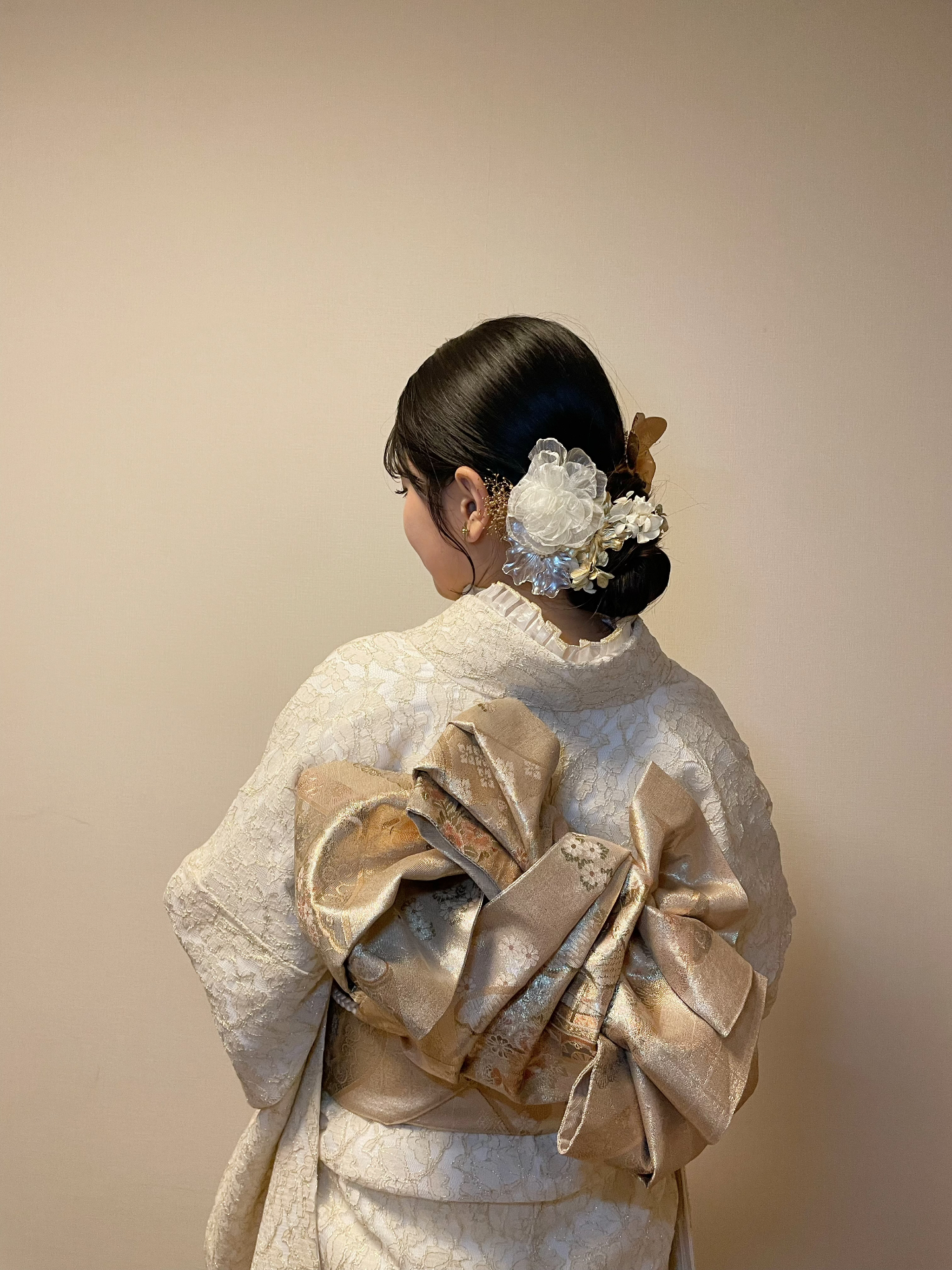 白とゴールド 帯合わせ